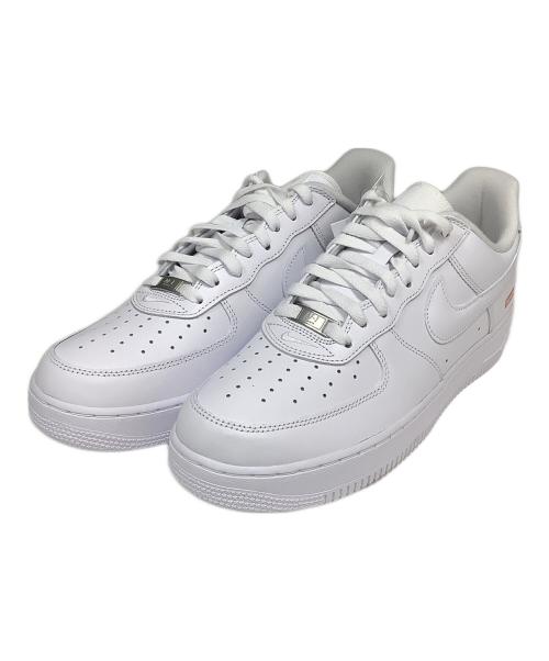 NIKE（ナイキ）NIKE (ナイキ) SUPREME (シュプリーム) NIKE×Supreme　AIR FORCE1（エアフォース1）ローカットスニーカー ホワイト サイズ:28.5㎝の古着・服飾アイテム