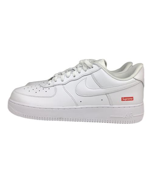 NIKE（ナイキ）NIKE (ナイキ) SUPREME (シュプリーム) NIKE×Supreme　AIR FORCE1（エアフォース1）ローカットスニーカー ホワイト サイズ:28.5㎝の古着・服飾アイテム