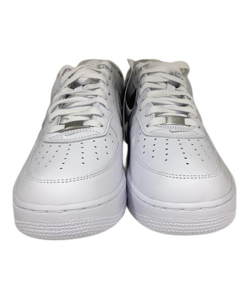 NIKE（ナイキ）NIKE (ナイキ) SUPREME (シュプリーム) NIKE×Supreme　AIR FORCE1（エアフォース1）ローカットスニーカー ホワイト サイズ:28.5㎝の古着・服飾アイテム