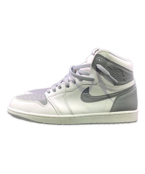 NIKE（ナイキ）NIKE (ナイキ) NIKE　Air Jordan 1 High OG　　ﾛｰｶｯﾄｽﾆｰｶｰ　　　　　　　　　　　　　　　ハイカットスニーカー ホワイト×グレー サイズ:29㎝の古着・服飾アイテム