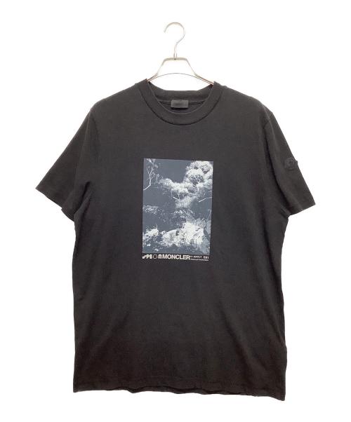 MONCLER（モンクレール）MONCLER (モンクレール) 半袖カットソー ブラック サイズ:XLサイズの古着・服飾アイテム