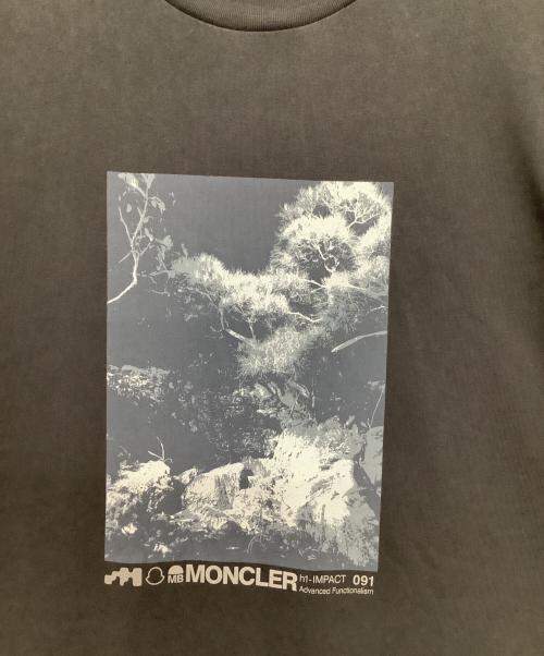 MONCLER（モンクレール）MONCLER (モンクレール) 半袖カットソー ブラック サイズ:XLサイズの古着・服飾アイテム