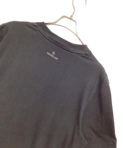 MONCLER（モンクレール）MONCLER (モンクレール) 半袖カットソー ブラック サイズ:XLサイズの古着・服飾アイテム