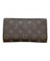 LOUIS VUITTON (ルイ ヴィトン) 長財布 ダークブラウン：13000円