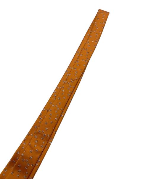 HERMES（エルメス）HERMES (エルメス) ネクタイ オレンジ サイズ:表記無し 未使用品の古着・服飾アイテム