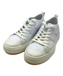 ECCO（エコー）の古着「ECCO　street ace　ﾛｰｶｯﾄｽﾆｰｶｰ」｜ホワイト