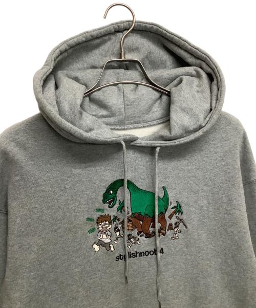 VAULTROOM（ボルトルーム）VAULTROOM (ボルトルーム) プルオーバーパーカー グレー サイズ:Lの古着・服飾アイテム