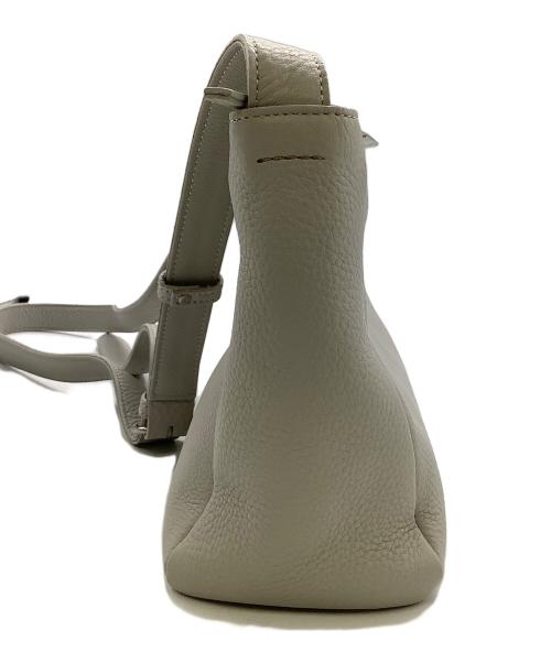 MARGARET HOWELL idea（マーガレット ハウエル アイディア）MARGARET HOWELL idea (マーガレット ハウエル アイディア) レザーショルダーバッグ グレーの古着・服飾アイテム