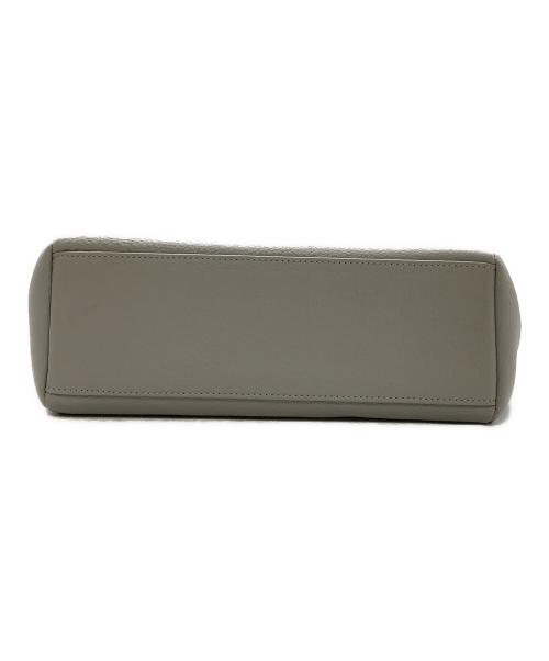 MARGARET HOWELL idea（マーガレット ハウエル アイディア）MARGARET HOWELL idea (マーガレット ハウエル アイディア) レザーショルダーバッグ グレーの古着・服飾アイテム