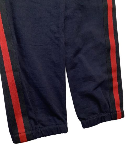 GUCCI（グッチ）GUCCI (グッチ) サイドラインパンツ ネイビー サイズ:44の古着・服飾アイテム