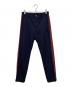 GUCCI（グッチ）の古着「サイドラインパンツ」｜ネイビー
