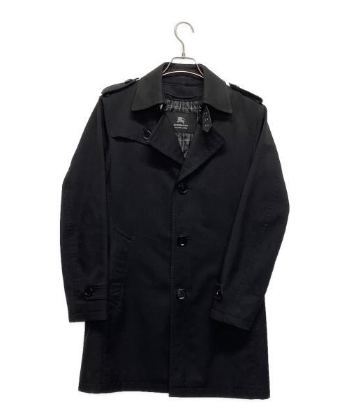 BURBERRY BLACK LABEL（バーバリーブラックレーベル）BURBERRY BLACK LABEL (バーバリーブラックレーベル) ステンカラーコート ブラック サイズ:Mの古着・服飾アイテム