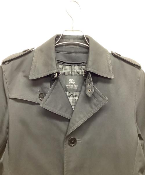 BURBERRY BLACK LABEL（バーバリーブラックレーベル）BURBERRY BLACK LABEL (バーバリーブラックレーベル) ステンカラーコート ブラック サイズ:Mの古着・服飾アイテム