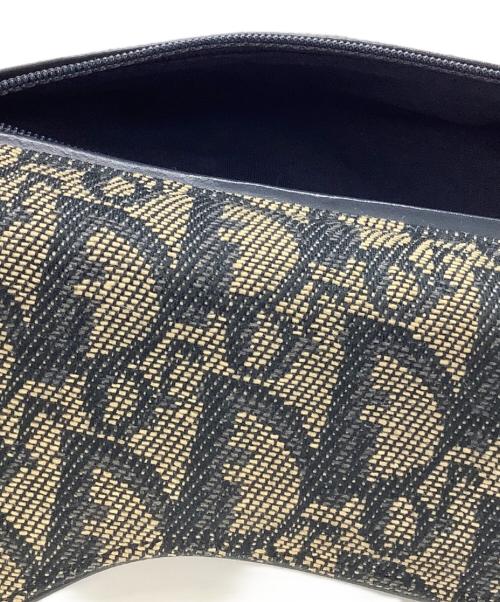 Christian Dior（クリスチャン ディオール）Christian Dior (クリスチャン ディオール) Christian Dior　トロッター　長財布 ネイビー×グレーの古着・服飾アイテム