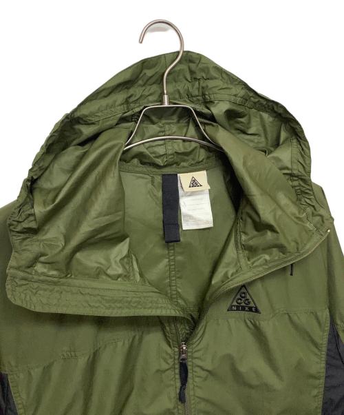NIKE ACG（ナイキエーシージー）NIKE ACG (ナイキエーシージー) アノラックパーカー オリーブ×ブラック サイズ:Sの古着・服飾アイテム