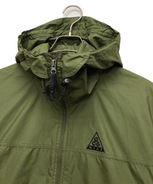 NIKE ACG（ナイキエーシージー）NIKE ACG (ナイキエーシージー) アノラックパーカー オリーブ×ブラック サイズ:Sの古着・服飾アイテム