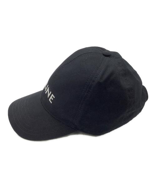 CELINE（セリーヌ）CELINE (セリーヌ) ベースボールキャップ ブラック サイズ:XLの古着・服飾アイテム