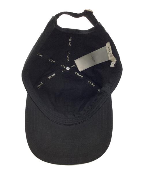 CELINE（セリーヌ）CELINE (セリーヌ) ベースボールキャップ ブラック サイズ:XLの古着・服飾アイテム