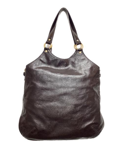 Yves Saint Laurent（イヴサンローラン）Yves Saint Laurent (イヴサンローラン) トートバッグ ブラウンの古着・服飾アイテム