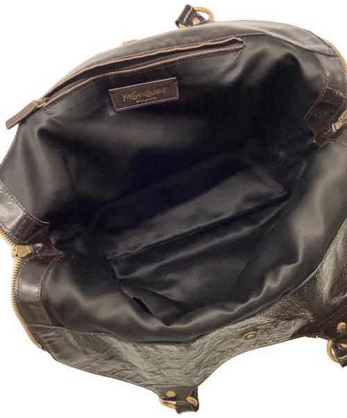 Yves Saint Laurent（イヴサンローラン）Yves Saint Laurent (イヴサンローラン) トートバッグ ブラウンの古着・服飾アイテム