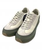 Onitsuka Tigerオニツカタイガー）の古着「ローカットスニーカー」｜カーキ×アイボリー