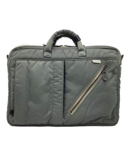 HARVEST LABEL（ハーヴェストレーベル）HARVEST LABEL (ハーヴェストレーベル) ブリーフケース カーキの古着・服飾アイテム