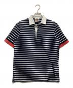BARBARIANバーバリアン）の古着「ポロシャツ」｜ネイビー×ホワイト