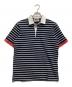 BARBARIAN（バーバリアン）の古着「ポロシャツ」｜ネイビー×ホワイト