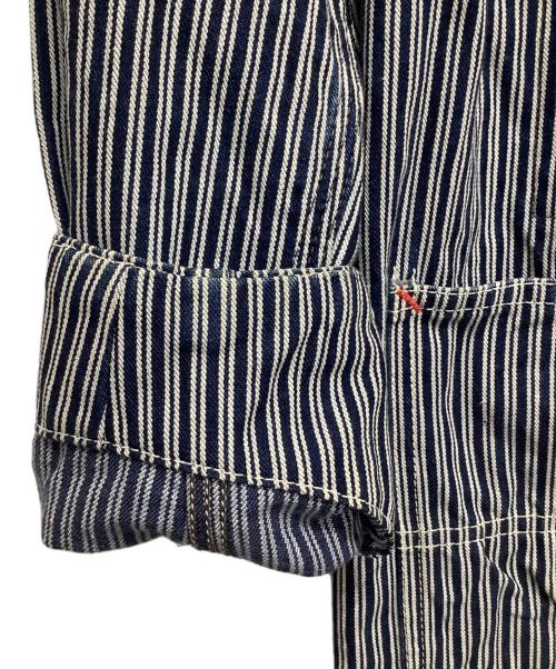 THE REAL McCOY'S（ザ・リアルマッコイズ）THE REAL McCOY'S (ザ・リアルマッコイズ) カバーオール ネイビー×ホワイト サイズ:36の古着・服飾アイテム