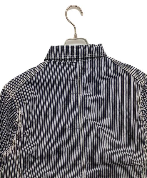 THE REAL McCOY'S（ザ・リアルマッコイズ）THE REAL McCOY'S (ザ・リアルマッコイズ) カバーオール ネイビー×ホワイト サイズ:36の古着・服飾アイテム