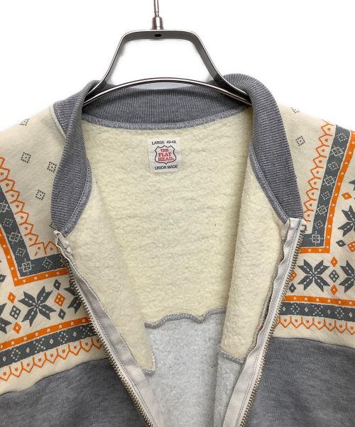 THE FLAT HEAD（ザ・フラットヘッド）THE FLAT HEAD (ザ・フラットヘッド) ブルゾン グレー サイズ:Lの古着・服飾アイテム