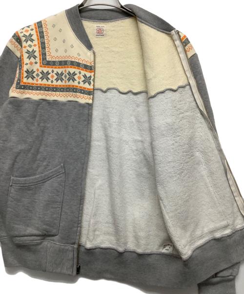 THE FLAT HEAD（ザ・フラットヘッド）THE FLAT HEAD (ザ・フラットヘッド) ブルゾン グレー サイズ:Lの古着・服飾アイテム