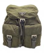 PRADAプラダ）の古着「ナイロンリュック」｜カーキ