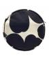marimekko (マリメッコ) 円形ショルダーバッグ ホワイト×ブラック：5000円