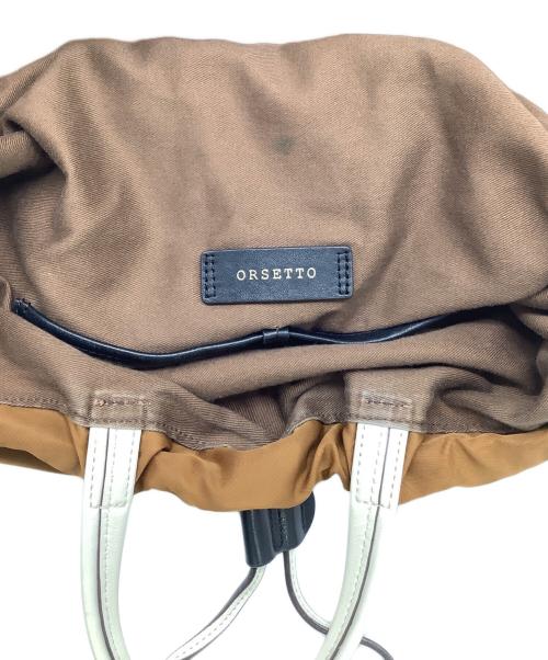 ORSETTO（オルセット）ORSETTO (オルセット) ショルダーバッグ ブラウンの古着・服飾アイテム