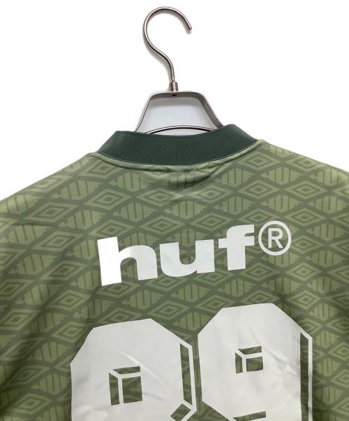 UMBRO（アンブロ）UMBRO (アンブロ) HUF (ハフ) ゲームシャツ グリーン サイズ:Sの古着・服飾アイテム