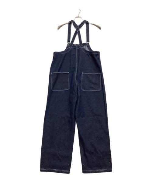 HOUSTON（ヒューストン）HOUSTON (ヒューストン) HOUSTON　デニムサロペット インディゴ サイズ:Lの古着・服飾アイテム