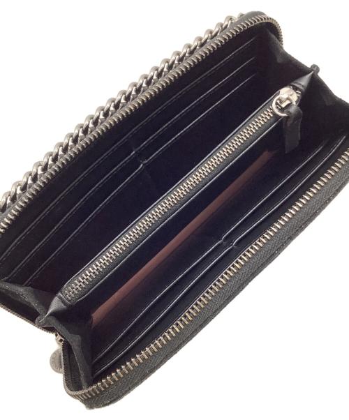 STELLA McCARTNEY（ステラマッカートニー）STELLA McCARTNEY (ステラマッカートニー) ラウンドファスナー財布 ブラックの古着・服飾アイテム