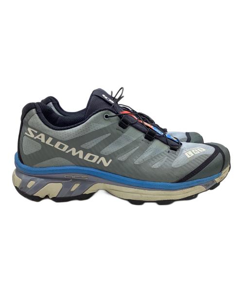 SALOMON（サロモン）SALOMON (サロモン) SALOMON　XT-4 nimbus cloud　ﾛｰｶｯﾄｽﾆｰｶｰ グレー×ブルー サイズ:26㎝の古着・服飾アイテム