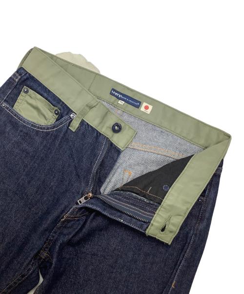 LEVI'S MADE&CRAFTED（リーバイスメイドクラフテッド）LEVI'S MADE&CRAFTED (リーバイスメイドクラフテッド) WHITE MOUNTAINEERING (ホワイトマウンテ二アニング) デニムパンツ インディゴ×カーキ サイズ:W28×L30の古着・服飾アイテム