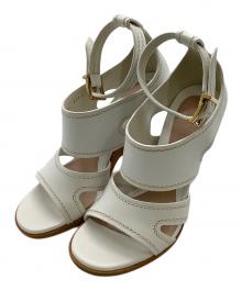 ALEXANDER McQUEEN（アレキサンダーマックイーン）の古着「アンクルストラップサンダル」｜ホワイト