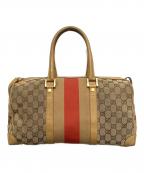 GUCCIグッチ）の古着「ハンドバッグ」｜ブラウン