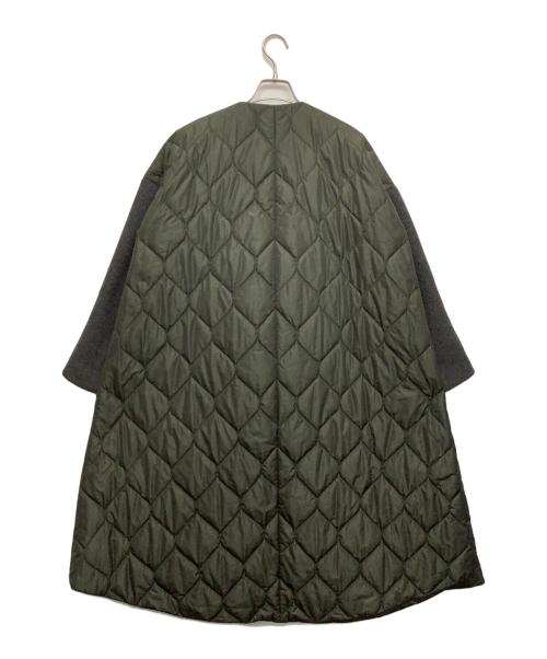 ENFOLD（エンフォルド）ENFOLD (エンフォルド) キルティングAラインコート カーキ サイズ:36の古着・服飾アイテム