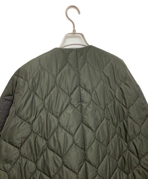 ENFOLD（エンフォルド）ENFOLD (エンフォルド) キルティングAラインコート カーキ サイズ:36の古着・服飾アイテム