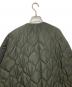 中古・古着 ENFOLD (エンフォルド) キルティングAラインコート カーキ サイズ:36：18000円