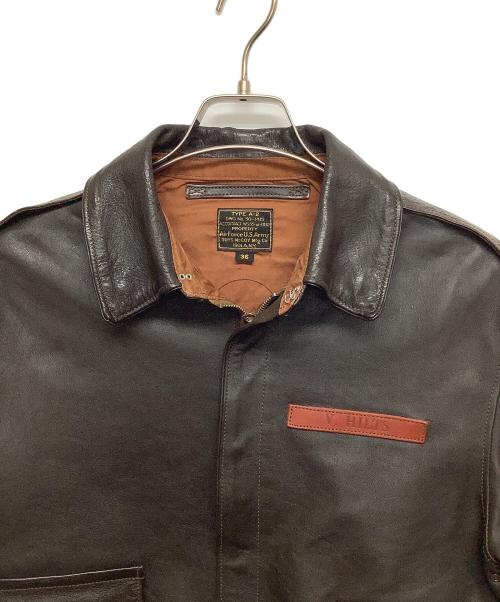 TOYS MCCOY（トイズマッコイ）TOYS MCCOY (トイズマッコイ) A2ジャケット ブラウン サイズ:36の古着・服飾アイテム