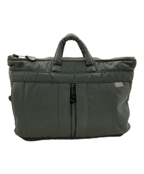HARVEST LABEL（ハーヴェストレーベル）HARVEST LABEL (ハーヴェストレーベル) ブリーフケース グリーンの古着・服飾アイテム