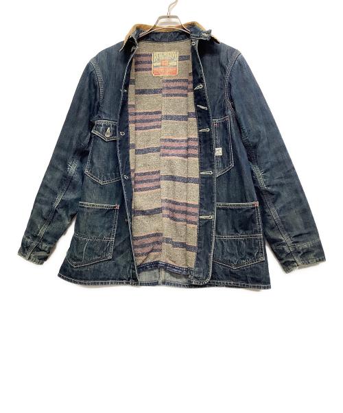 REAL McCOY'S（リアルマッコイズ）REAL McCOY'S (リアルマッコイズ) REAL McCOY'S ジャケットカバーオール ブルー サイズ:36の古着・服飾アイテム