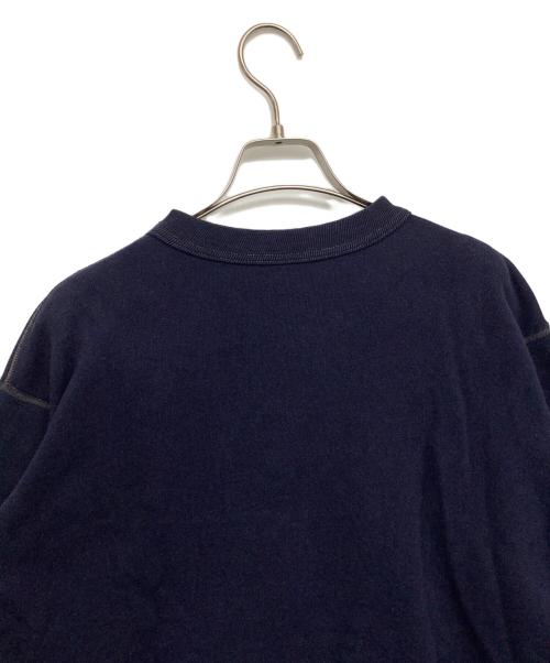 joy mccoy（ジョーマッコイ）joy mccoy (ジョーマッコイ) プリントスウェット ネイビー サイズ:38の古着・服飾アイテム