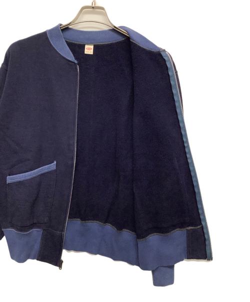 McCOY（マッコイ）McCOY (マッコイ) ジップアップスウェット ネイビー サイズ:38の古着・服飾アイテム